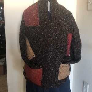 Chico size 1 multi-colored cardigan sweater.